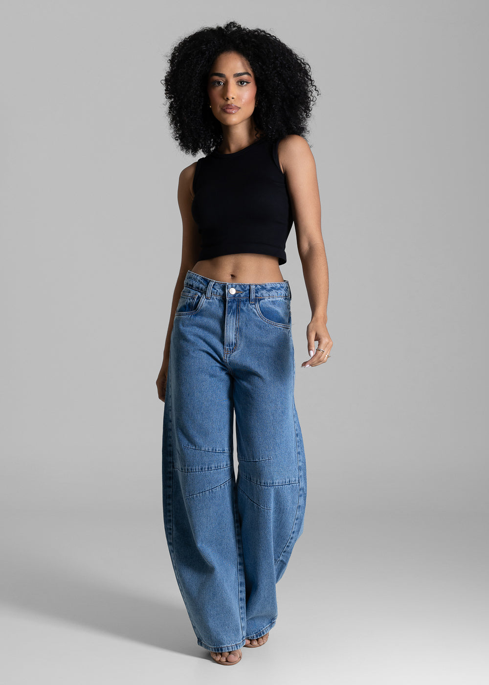Calça Jeans Sawary Balloon - 283725 AZUL