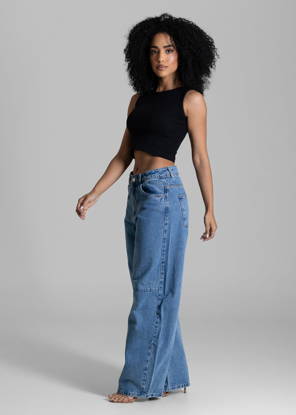 Calça Jeans Sawary Balloon - 283725 AZUL