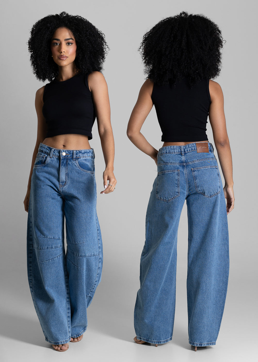 Calça Jeans Sawary Balloon - 283725 AZUL