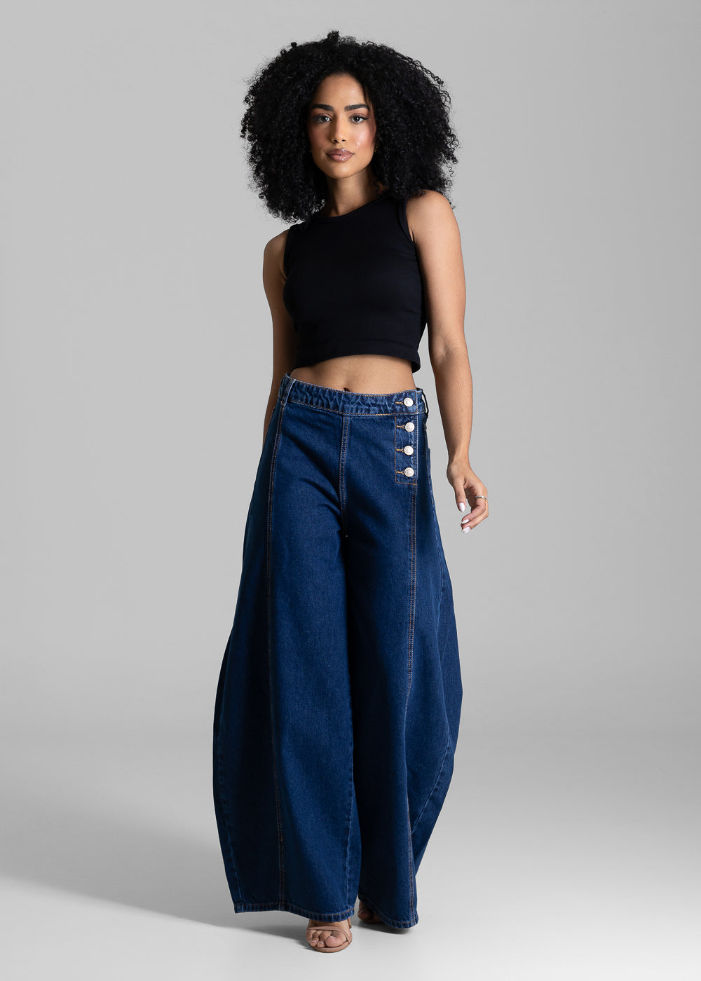 Calça Jeans Sawary Balloon - 283726 AZUL