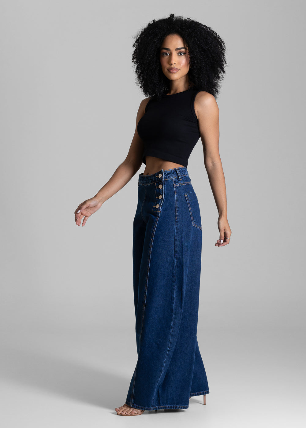 Calça Jeans Sawary Balloon - 283726 AZUL