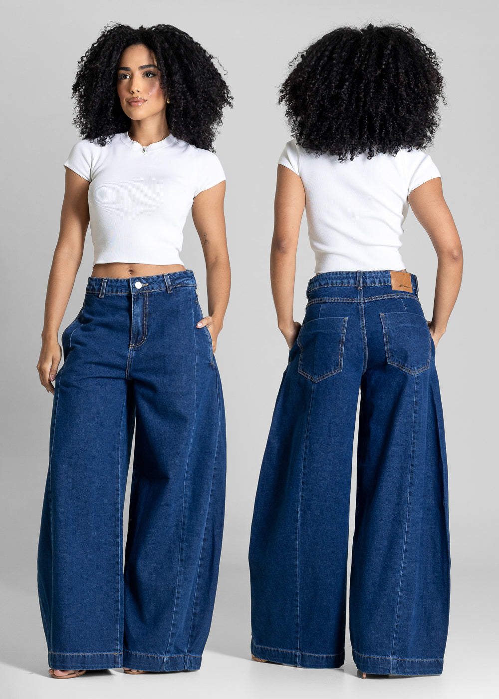 Calça Jeans Sawary Balloon - 283727 AZUL