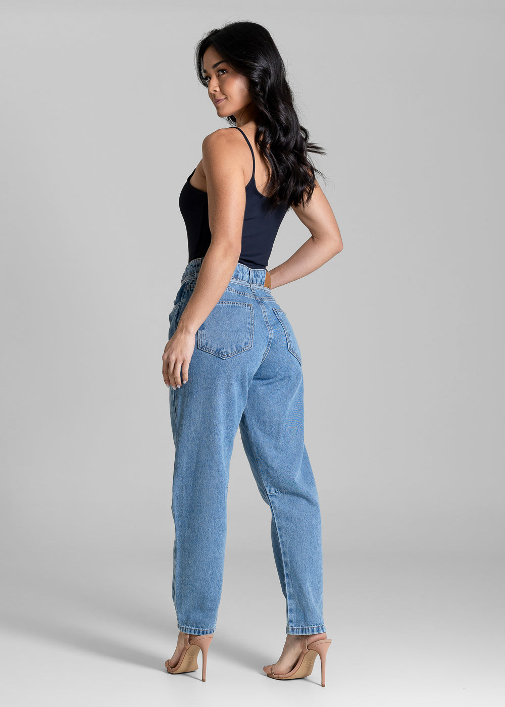 Calça Jeans Sawary Barrel - 283728 AZUL