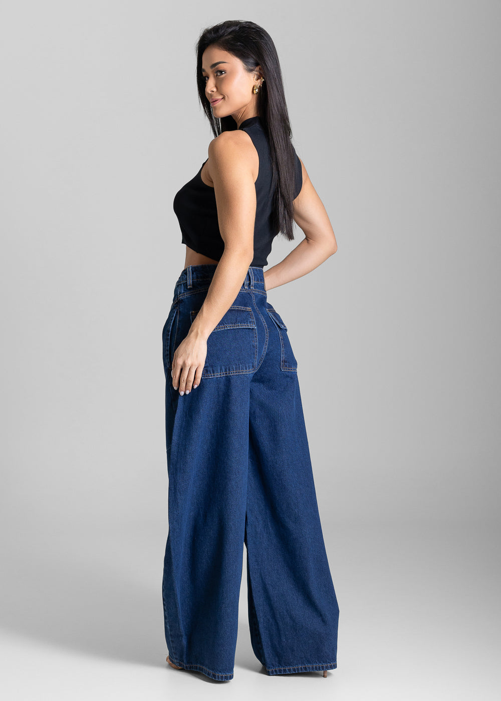 Calça Jeans Sawary Balloon - 283731 AZUL