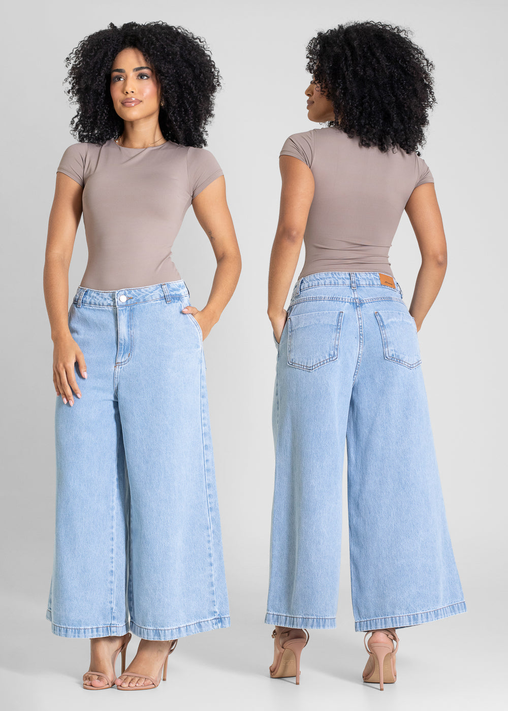 Calça Jeans Sawary Cropped - 283753 AZUL