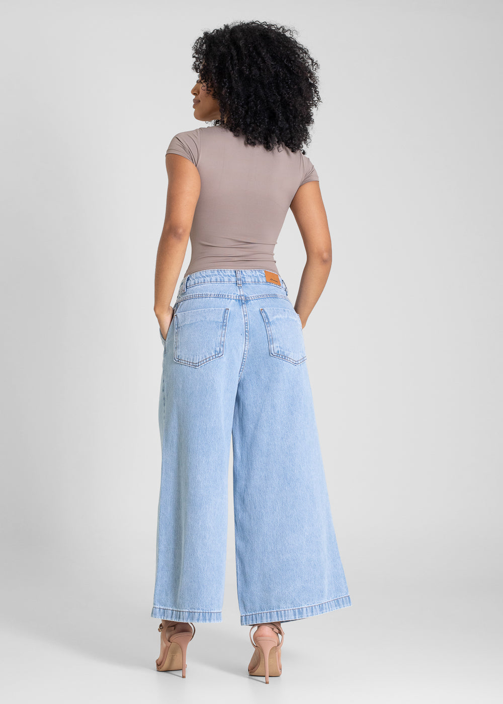 Calça Jeans Sawary Cropped - 283753 AZUL