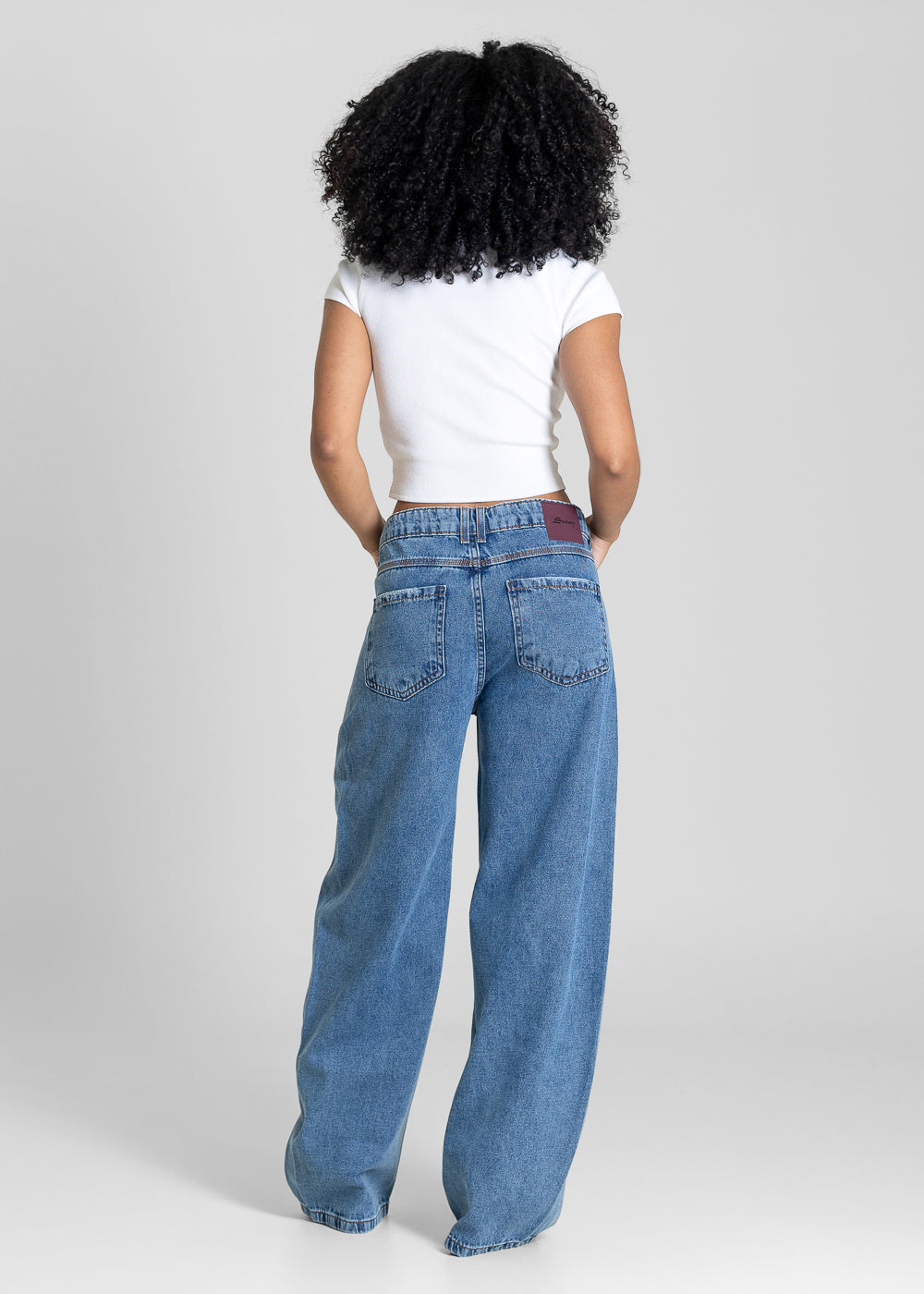 Calça Jeans Sawary Barrel - 283755 AZUL