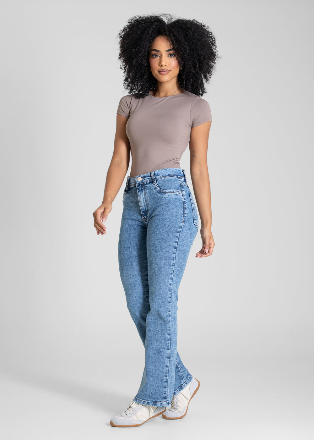 Calça Jeans Sawary Boot Cut Petit - 283757 AZUL