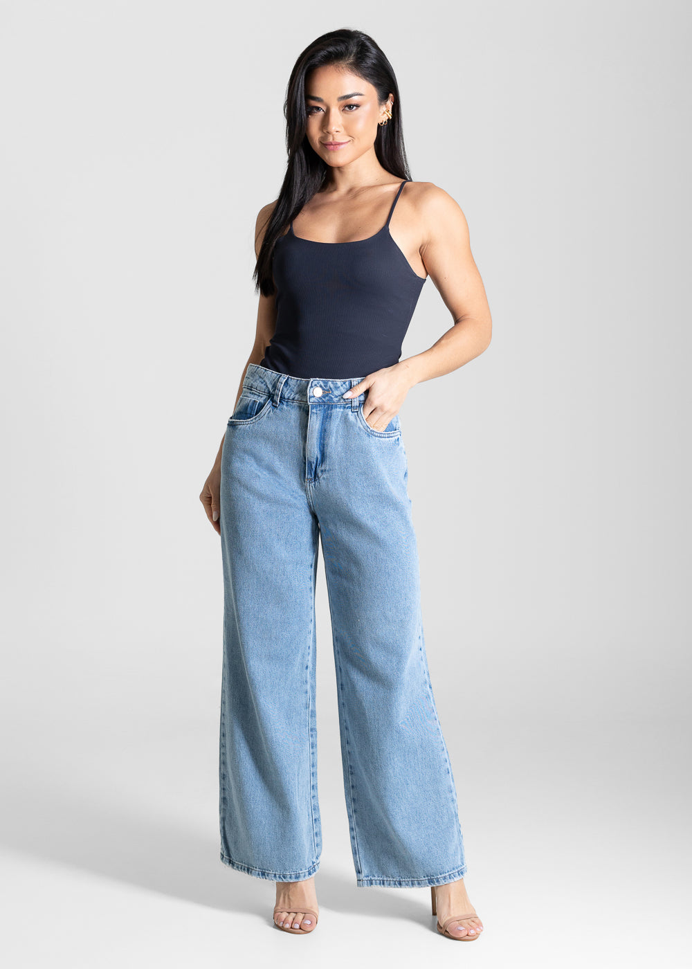Calça Jeans Sawary Reta - 283758 AZUL