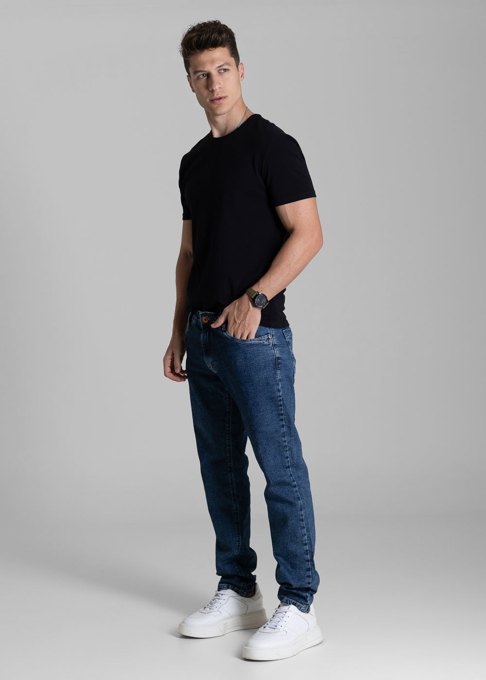 Calça Jeans Sawary Slim - 283759 AZUL