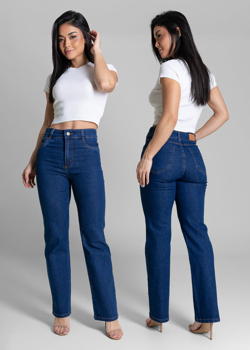 Calça Jeans Sawary Reta - 283764 AZUL