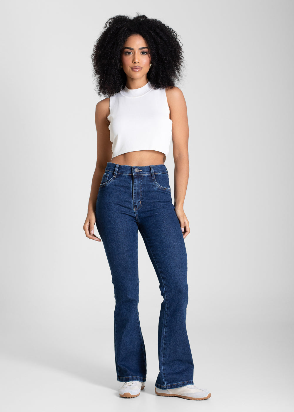 Calça Jeans Sawary Boot Cut Petit - 283773 AZUL