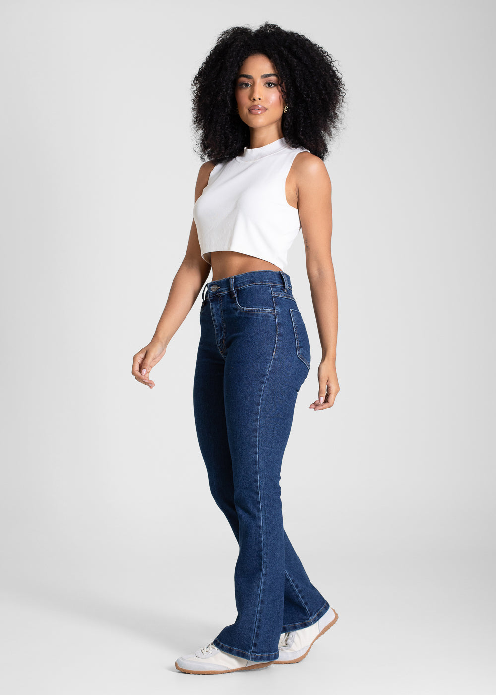 Calça Jeans Sawary Boot Cut Petit - 283773 AZUL