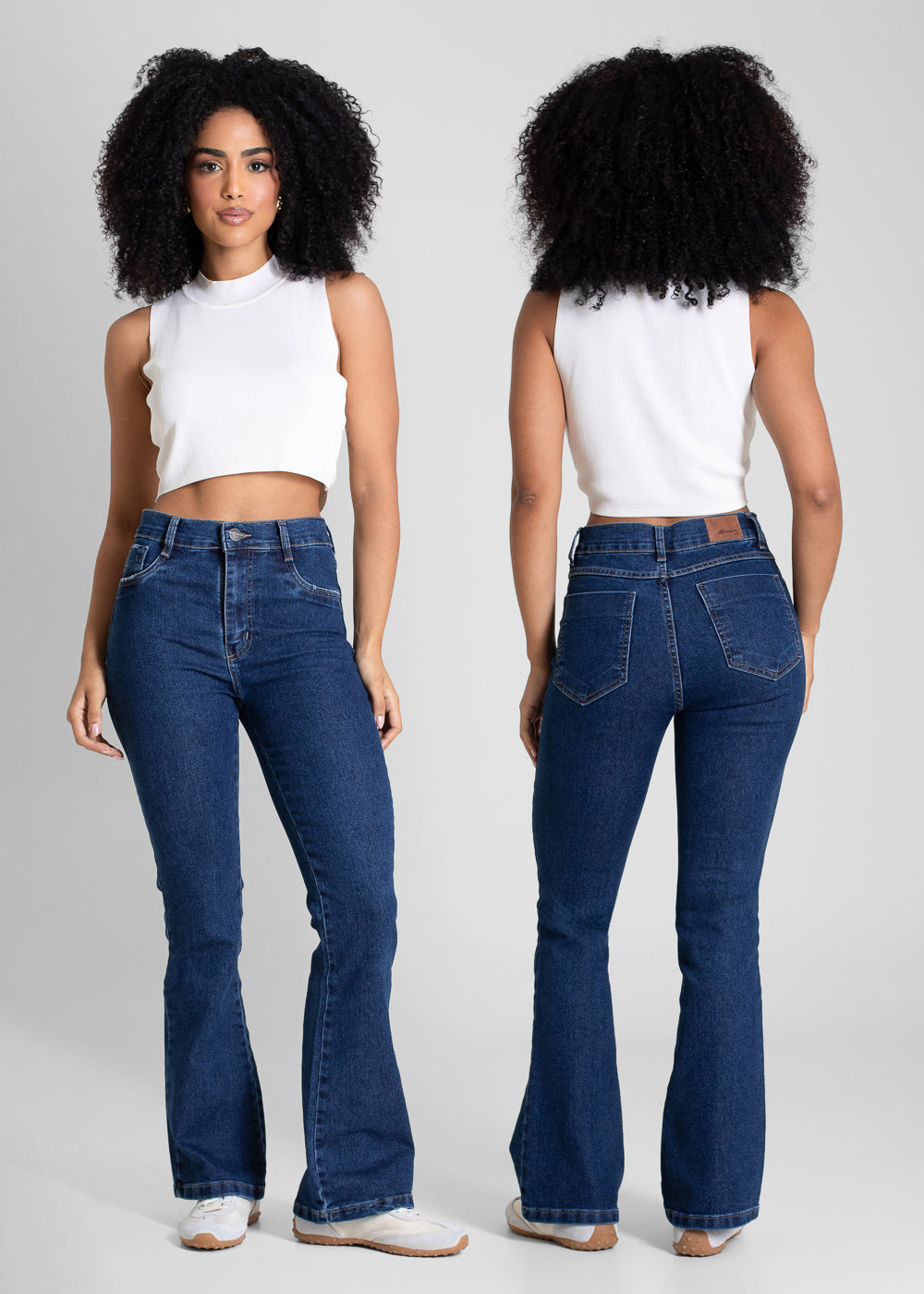 Calça Jeans Sawary Boot Cut Petit - 283773 AZUL