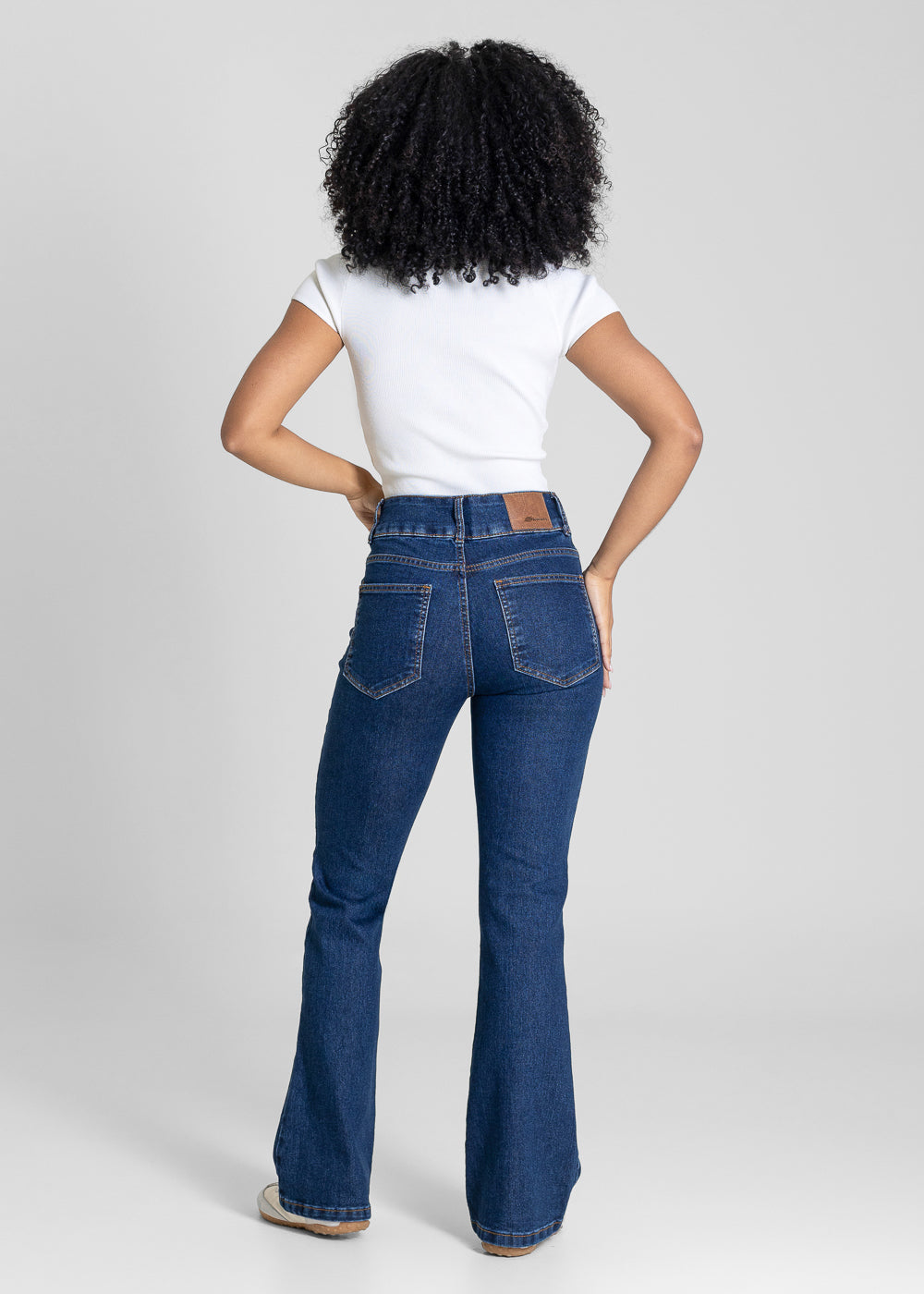 Calça Jeans Sawary Boot Cut Petit - 283777 AZUL