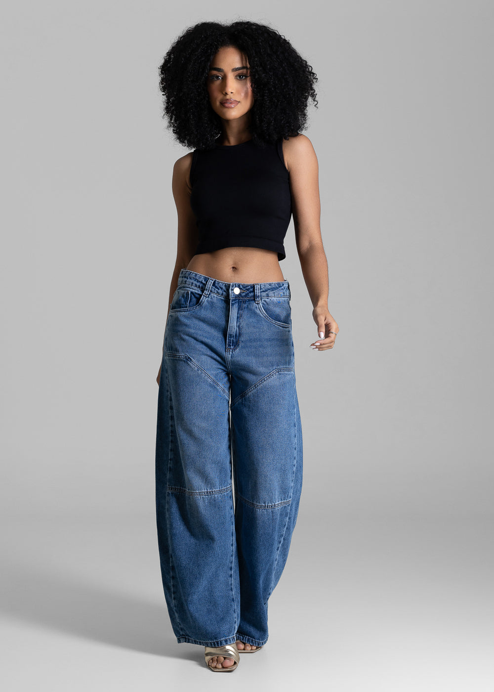 Calça Jeans Sawary Balloon - 283791 AZUL