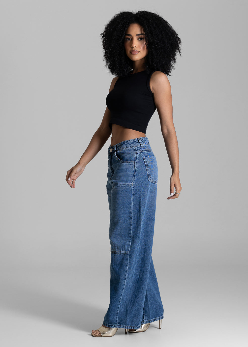Calça Jeans Sawary Balloon - 283791 AZUL