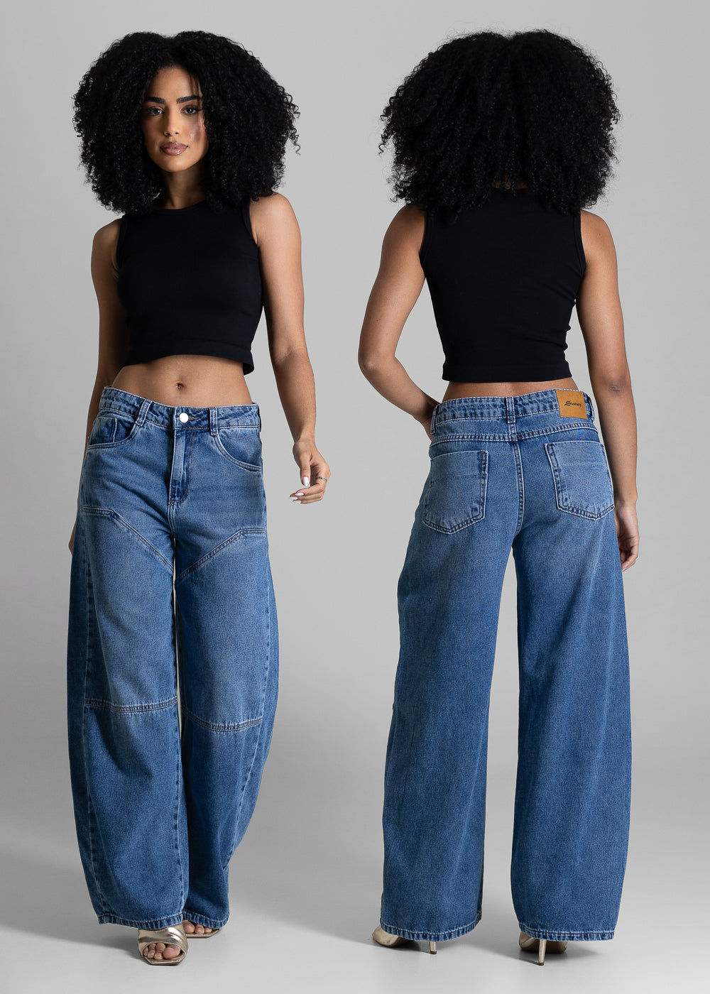 Calça Jeans Sawary Balloon - 283791 AZUL