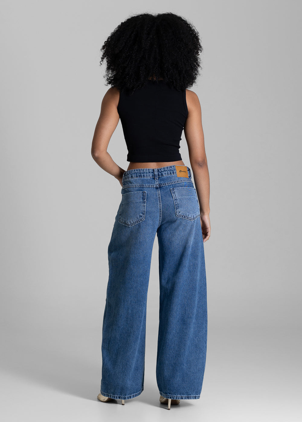 Calça Jeans Sawary Balloon - 283791 AZUL