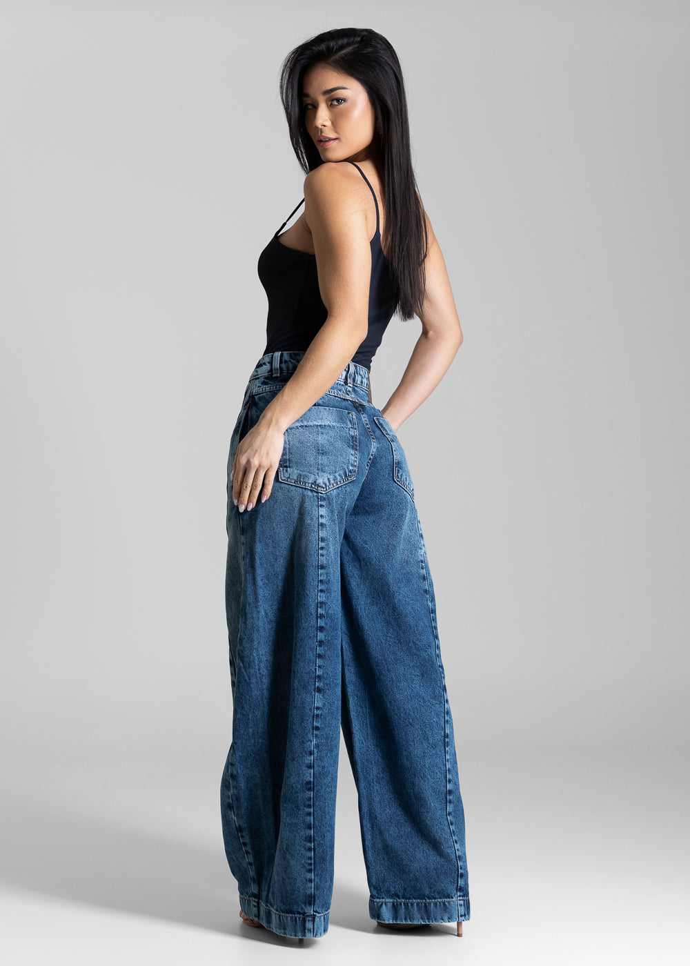 Calça Jeans Sawary Balloon - 283802 AZUL