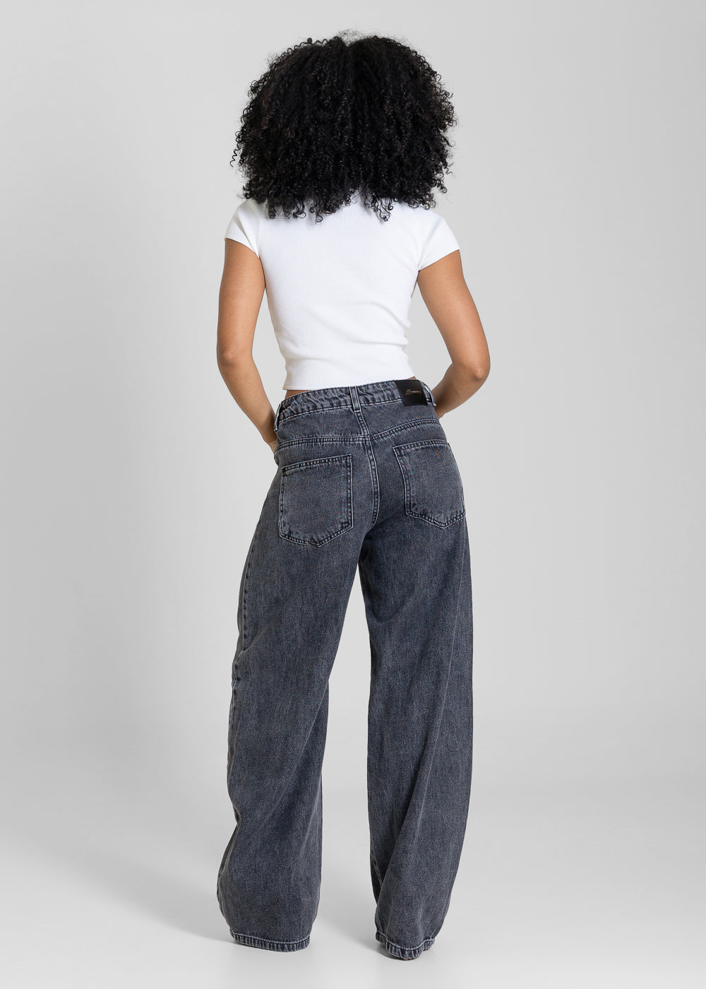 Calça Jeans Sawary Balloon - 283803 PRETO