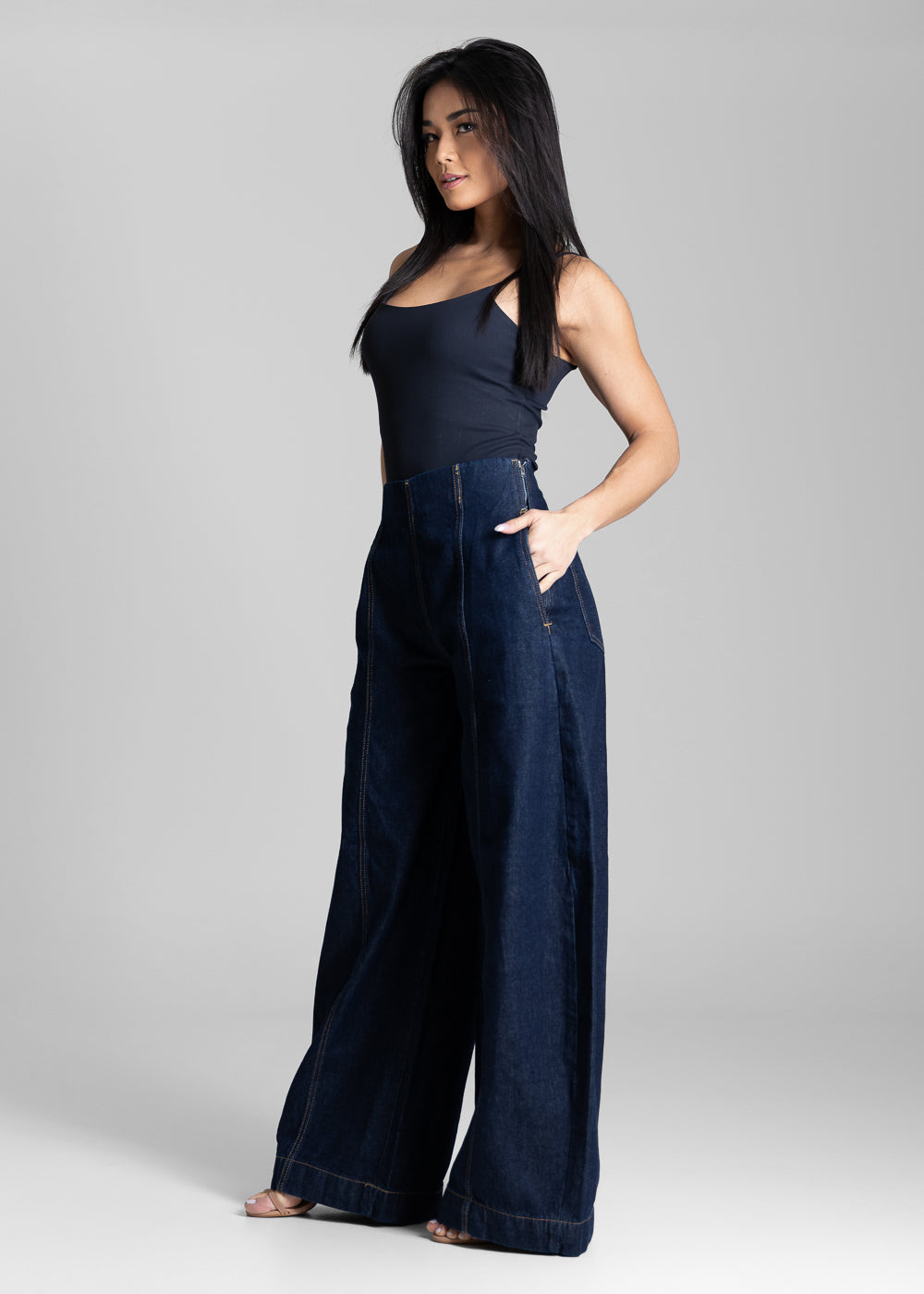 Calça Jeans Sawary Balloon - 283810 AZUL