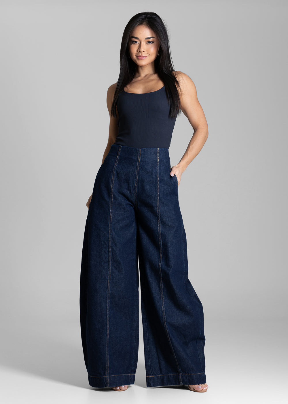 Calça Jeans Sawary Balloon - 283810 AZUL