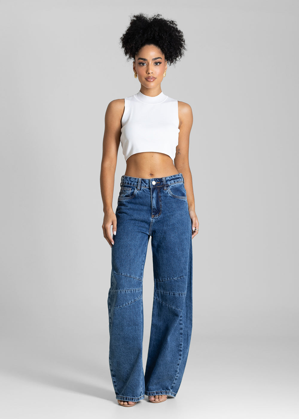 Calça Jeans Sawary Balloon - 283814 AZUL