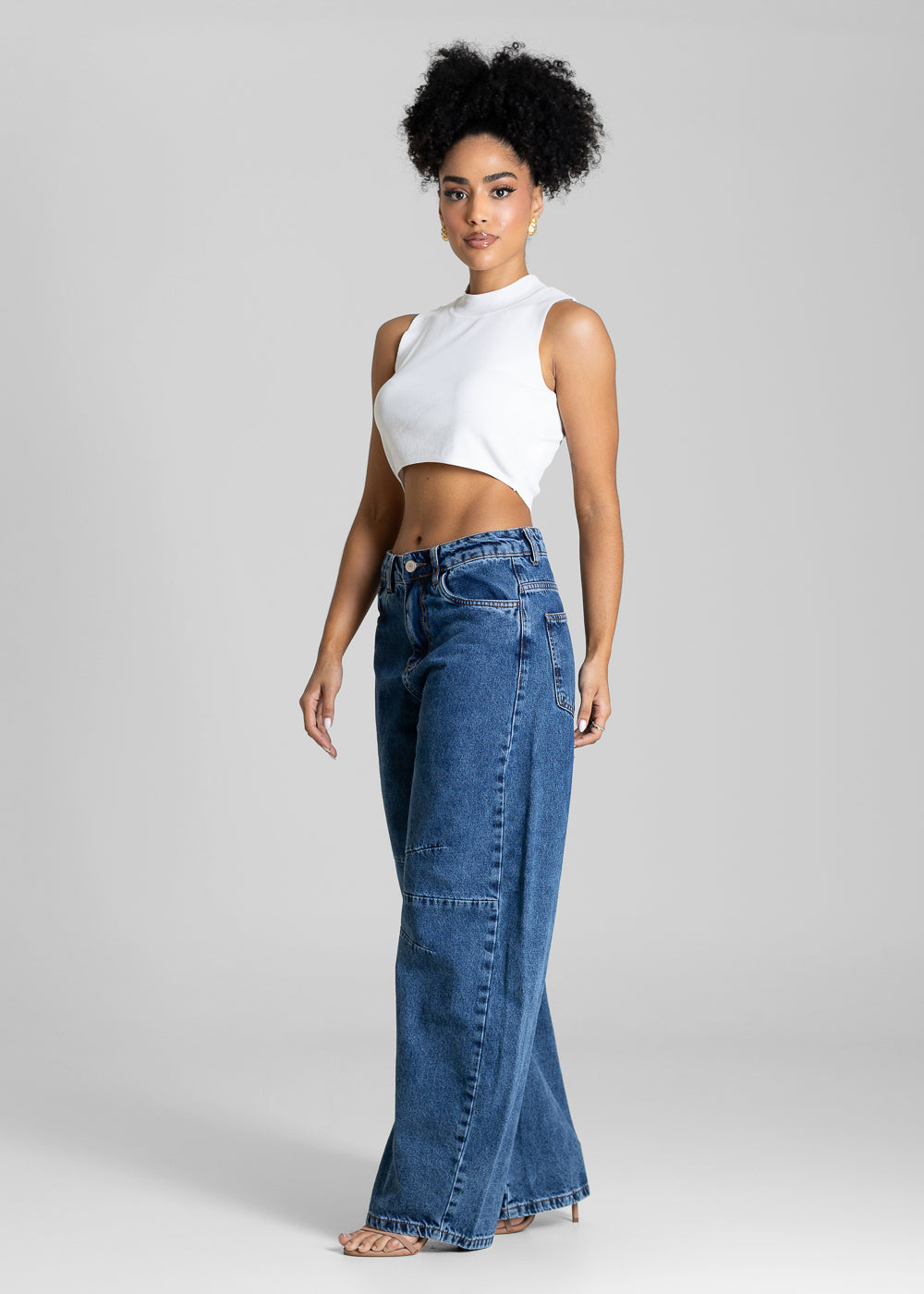 Calça Jeans Sawary Balloon - 283814 AZUL