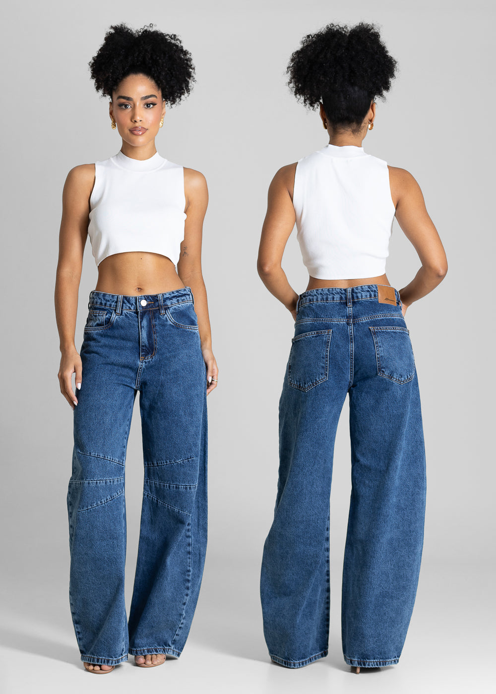 Calça Jeans Sawary Balloon - 283814 AZUL