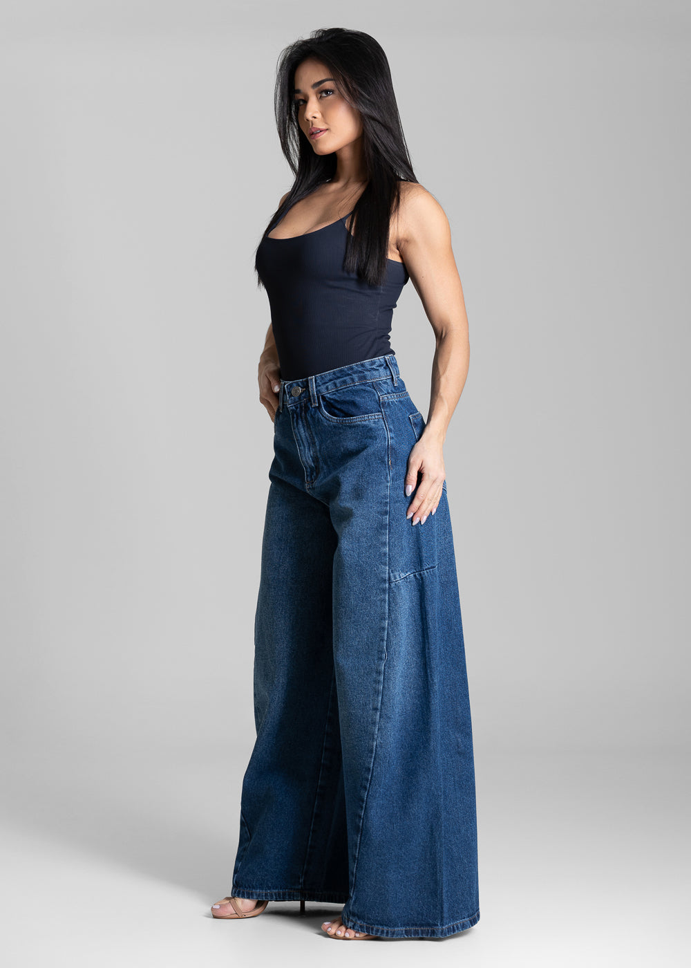 Calça Jeans Sawary Balloon - 283828 AZUL