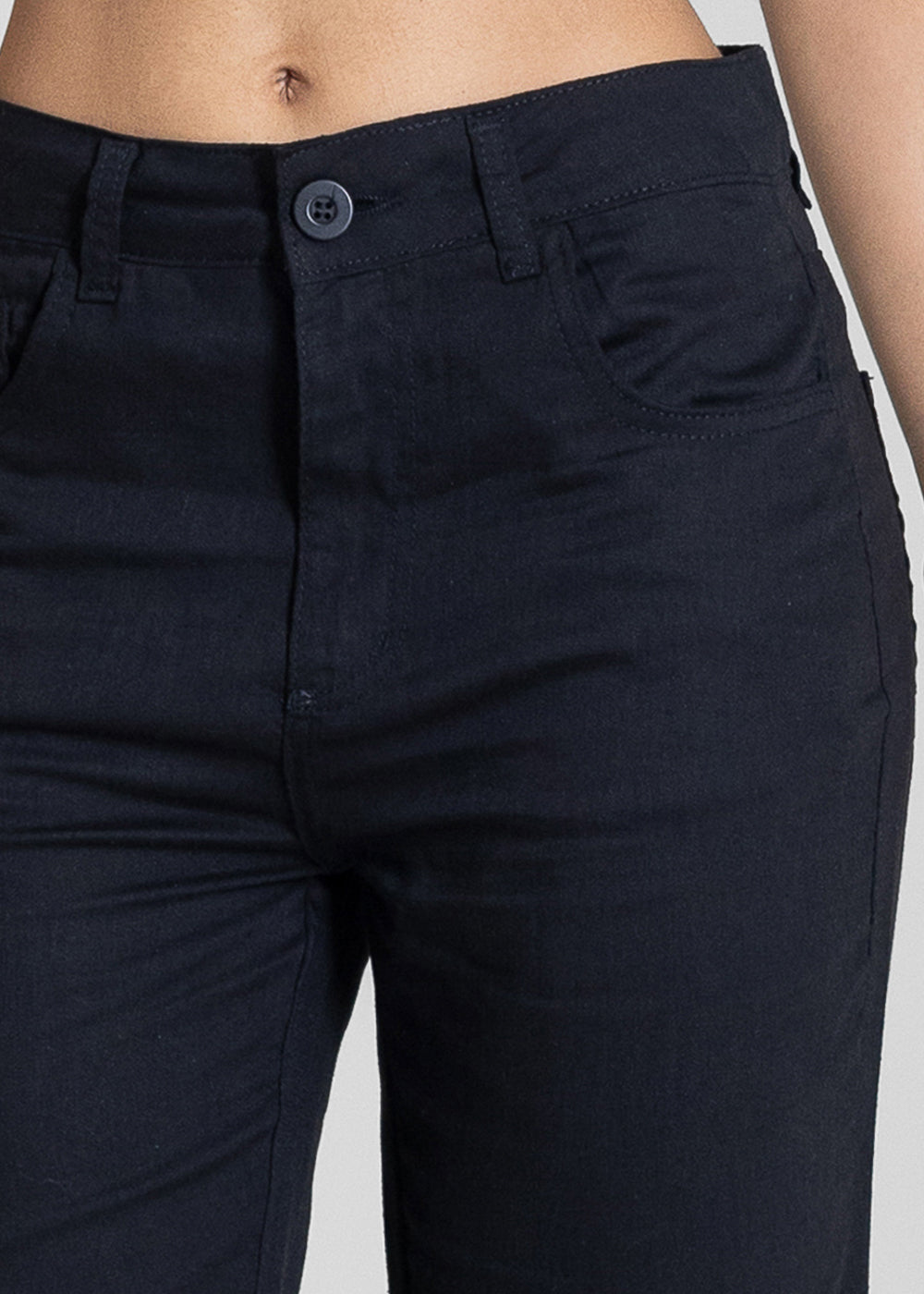 Calça  Linho Sawary Reta -  283845 PRETO