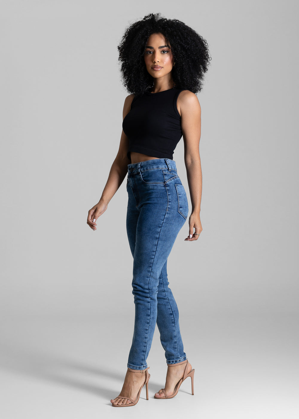 Calça Jeans Sawary Push Up - 283851 AZUL