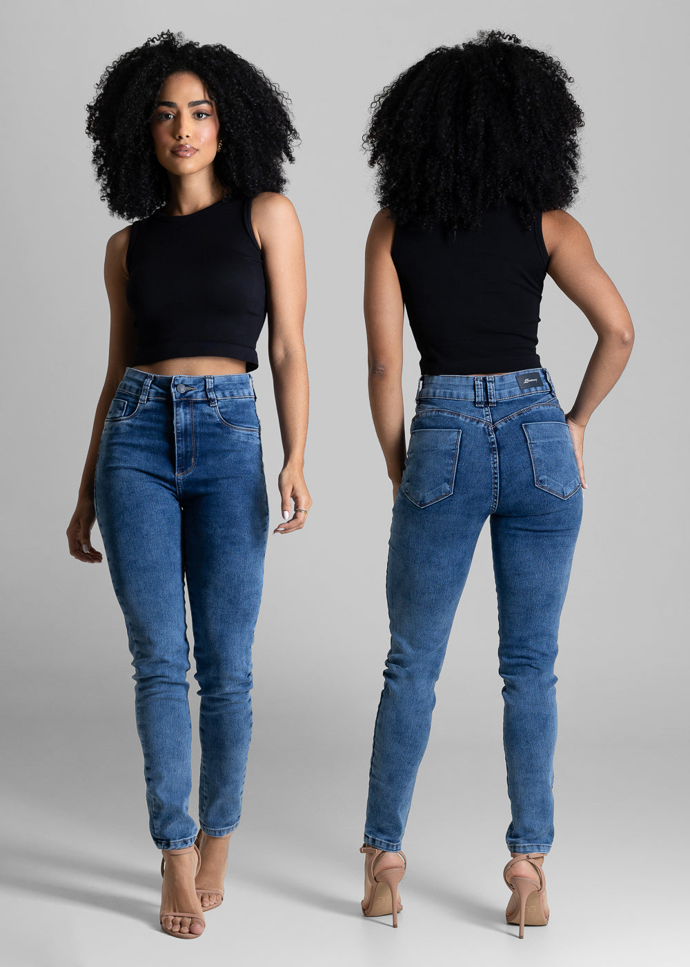 Calça Jeans Sawary Push Up - 283851 AZUL