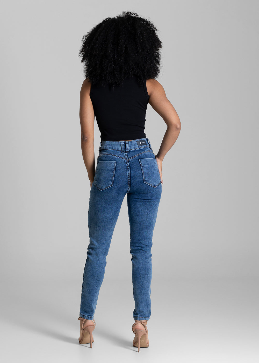 Calça Jeans Sawary Push Up - 283851 AZUL