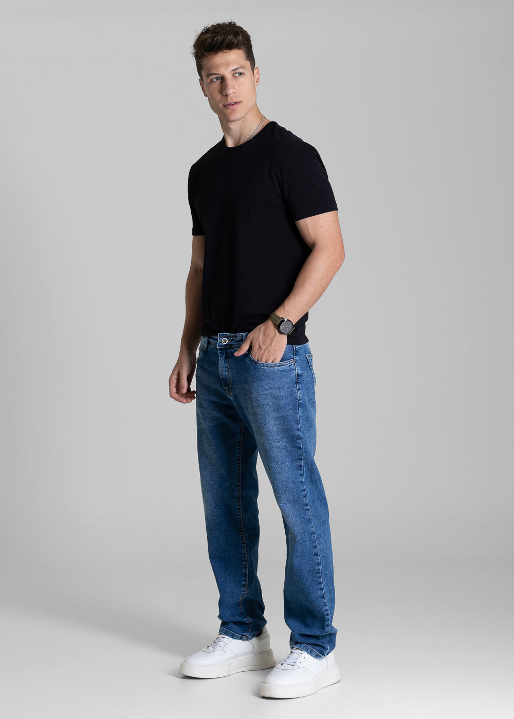 Calça Jeans Sawary Reta - 283857 AZUL