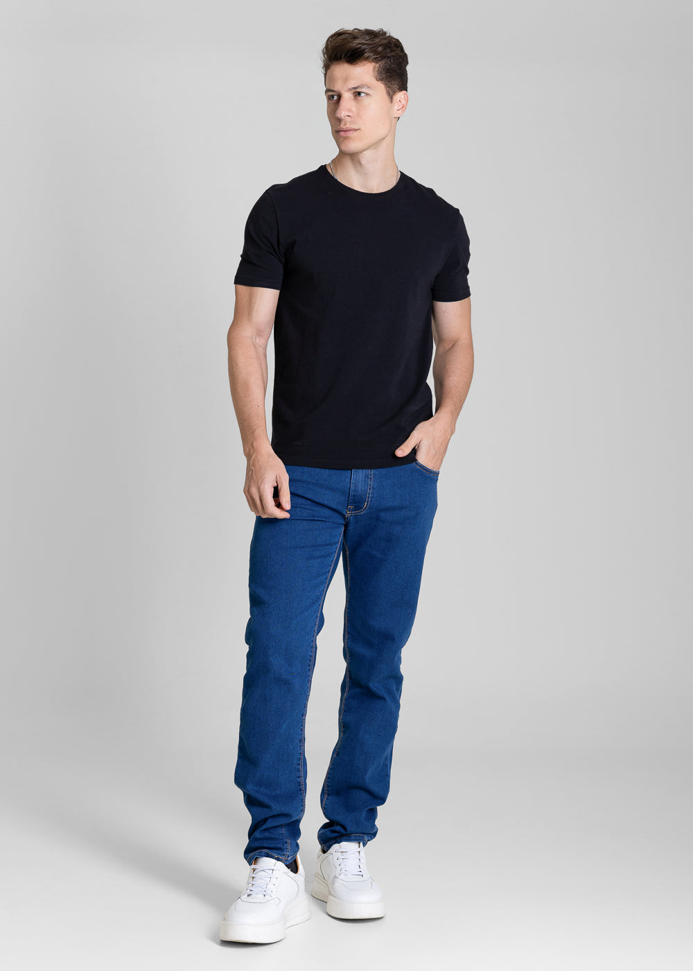 Calça Jeans Sawary Slim - 283858 AZUL