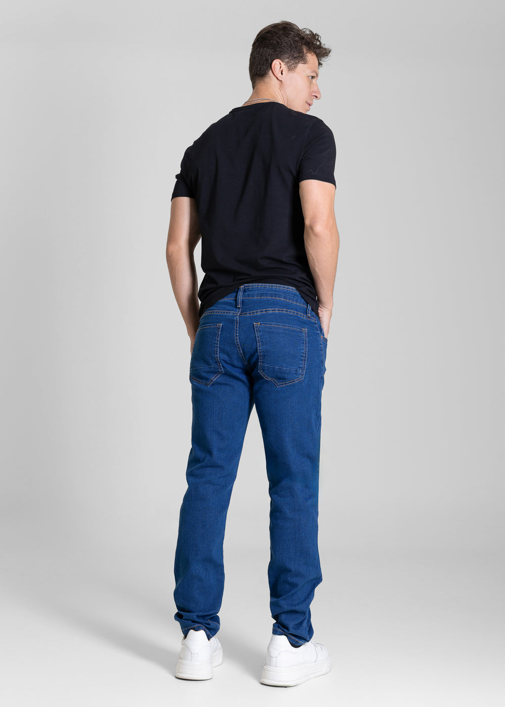 Calça Jeans Sawary Slim - 283858 AZUL