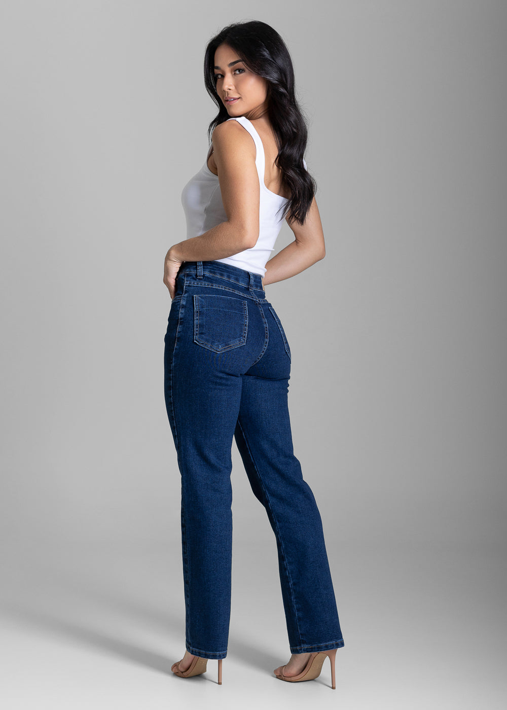 Calça Jeans Sawary Reta - 283867 AZUL