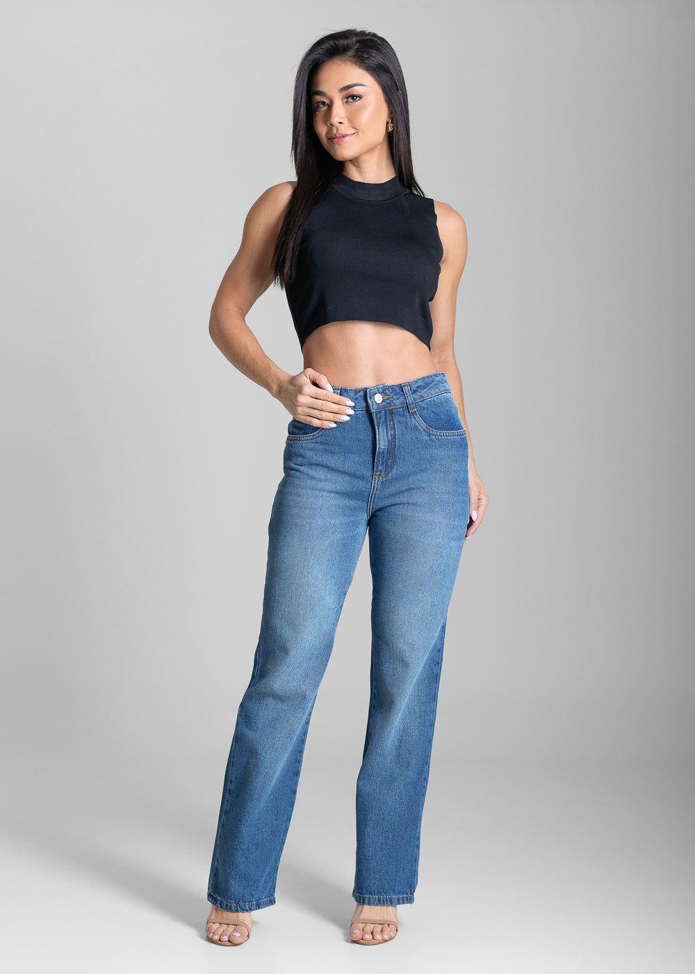 Calça Jeans Sawary Reta - 283868 AZUL