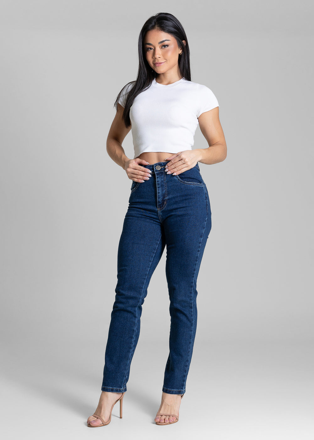 Calça Jeans Sawary Reta - 283870 AZUL