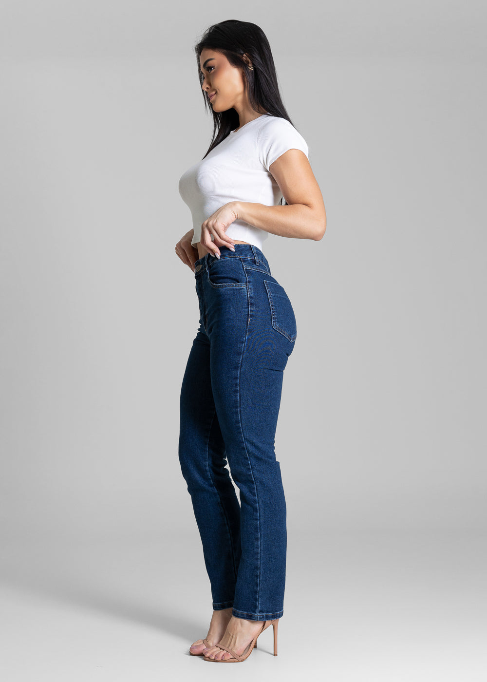 Calça Jeans Sawary Reta - 283870 AZUL