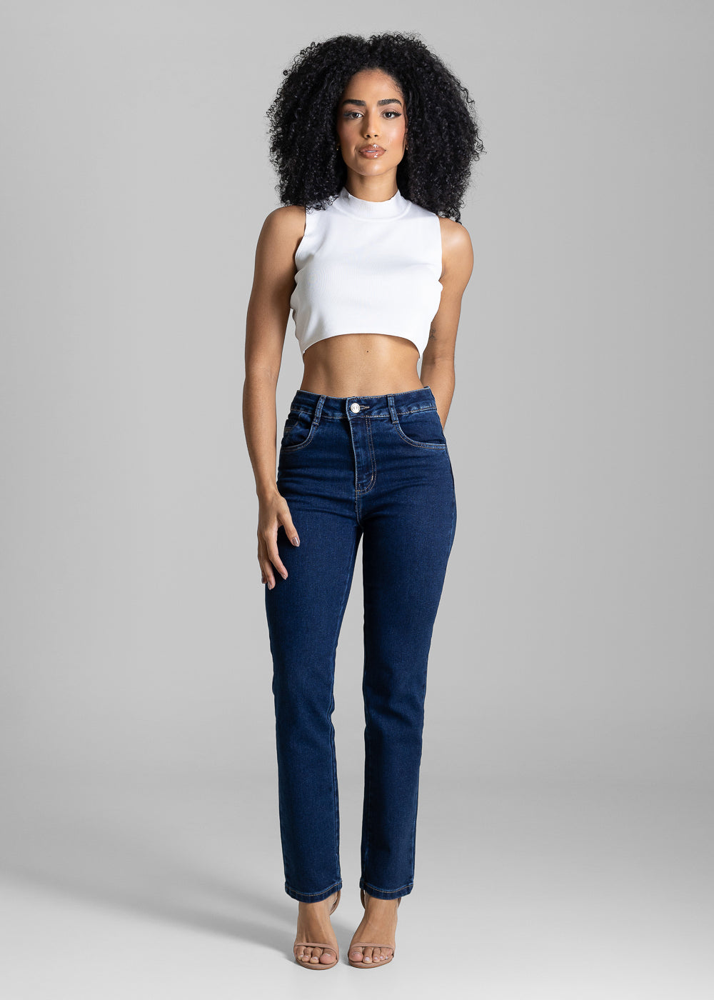 Calça Jeans Sawary Reta - 283871 AZUL