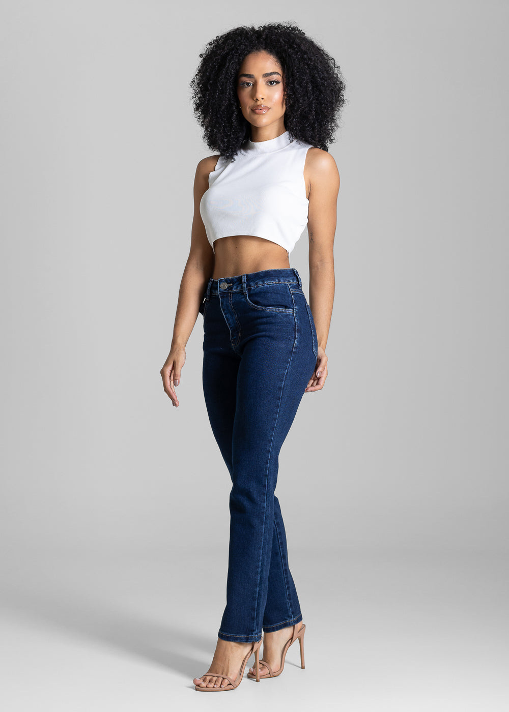 Calça Jeans Sawary Reta - 283871 AZUL