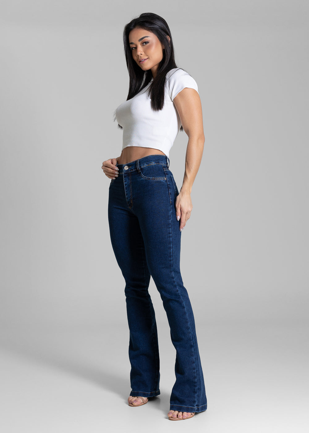 Calça Jeans Sawary Boot Cut - 283875 AZUL