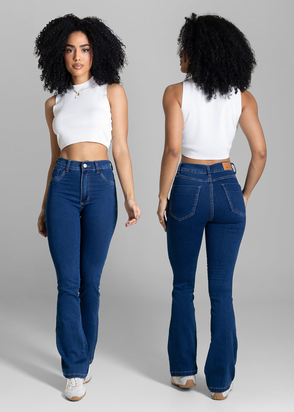 Calça Jeans Sawary Boot Cut Petit - 283885 AZUL