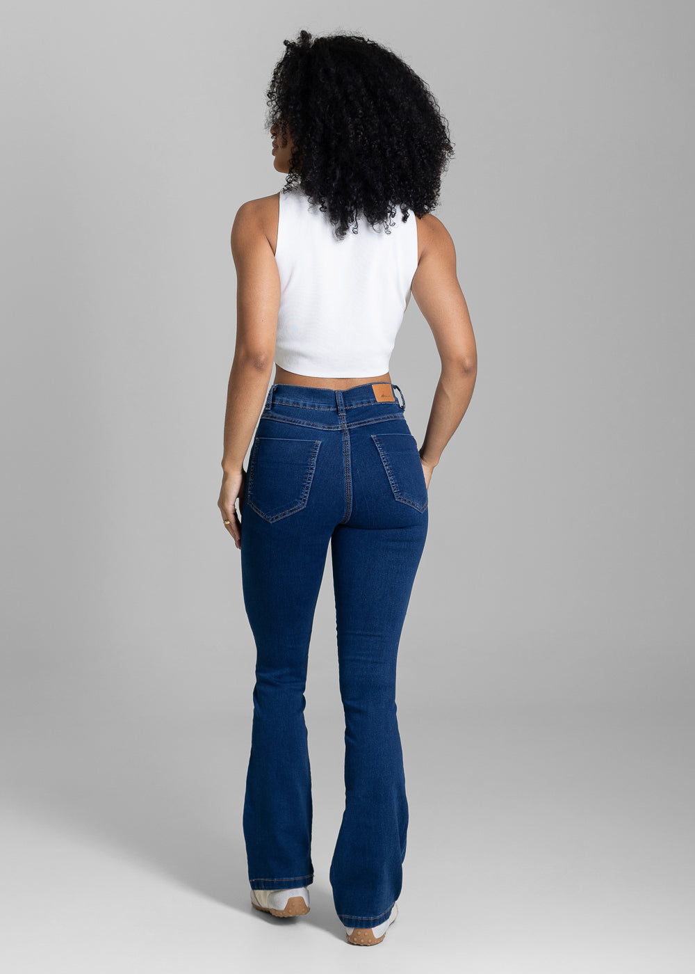Calça Jeans Sawary Boot Cut Petit - 283885 AZUL
