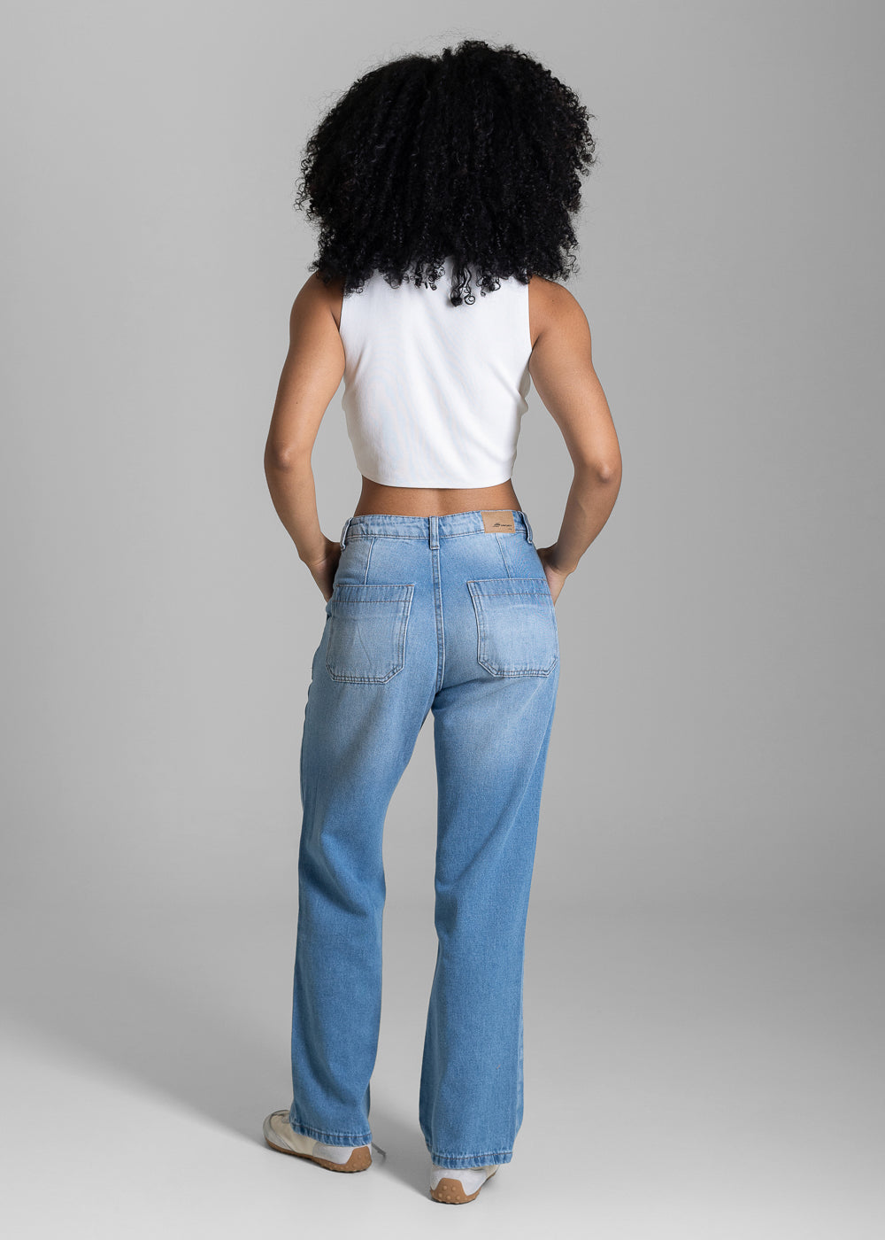 Calça Jeans Sawary Reta Petit - 283887 AZUL