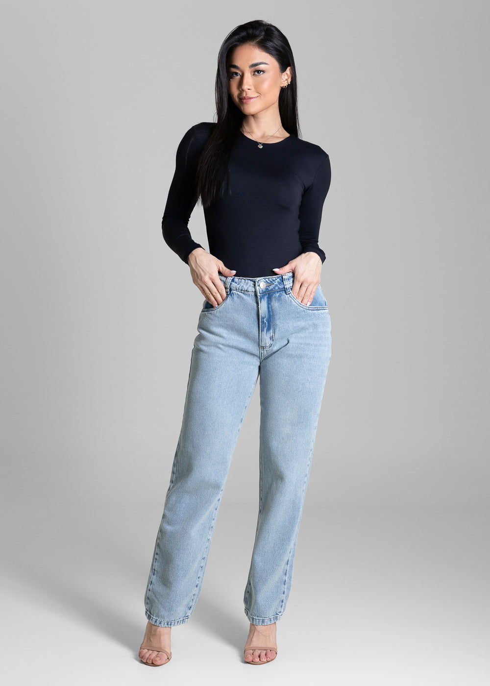 Calça Jeans Sawary Reta - 283890 AZUL