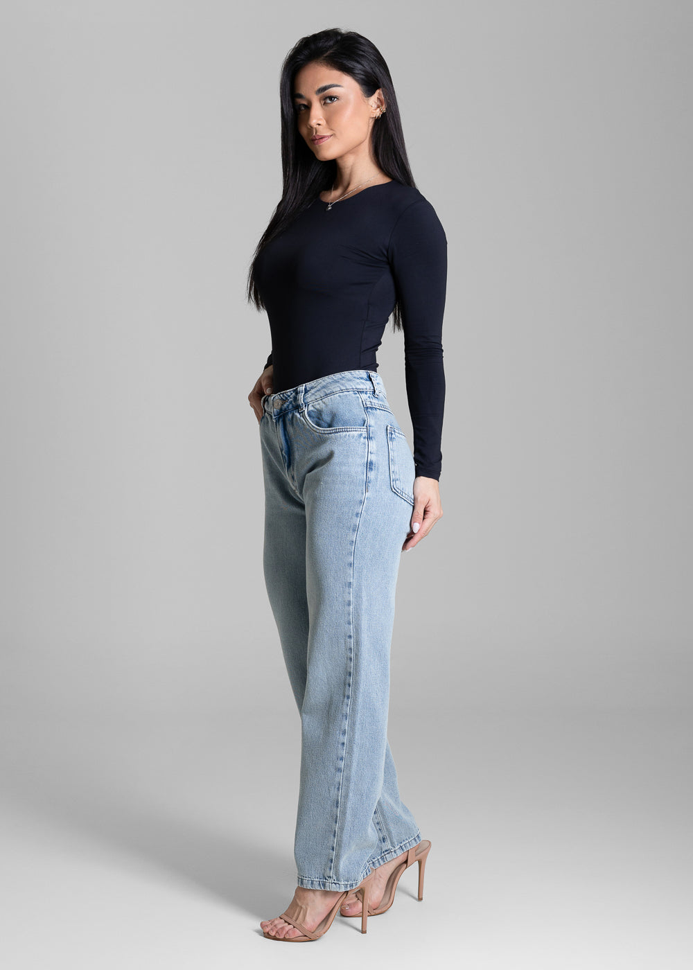 Calça Jeans Sawary Reta - 283890 AZUL